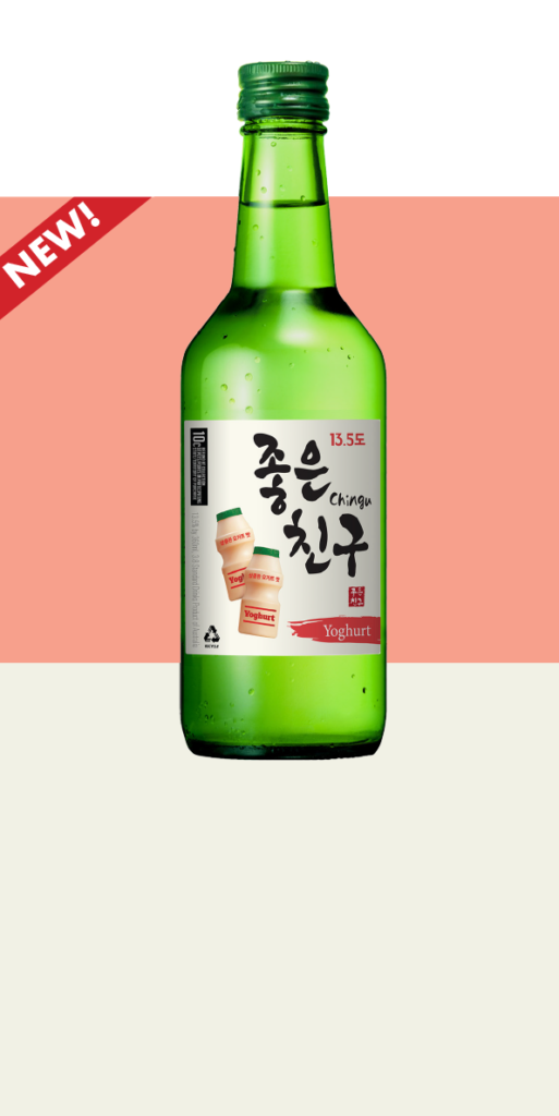 Bottle of Chingu Yoghurt flavour