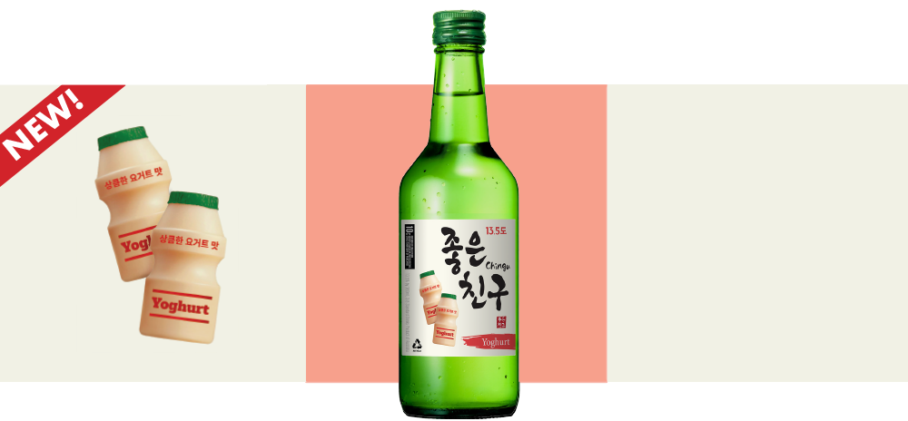 bottle of Chingu Yoghurt flavour